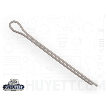 Huyett Standard Cotter Pin, 1.6 mm Dia, 25 mm L, Stainless Steel CPMS-016-025